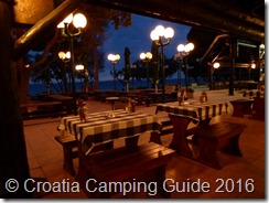 Croatia Camping Guide - Camp Strasko Restaurant