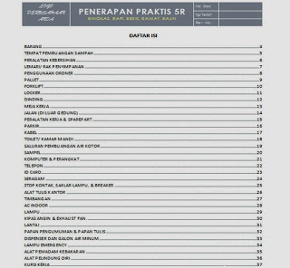 PT Sistem Manajemen Utama Buku Saku Panduan Praktis 5R  5S