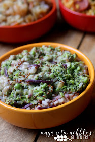 Gluten Free Pea and Mint Risotto with Rocket