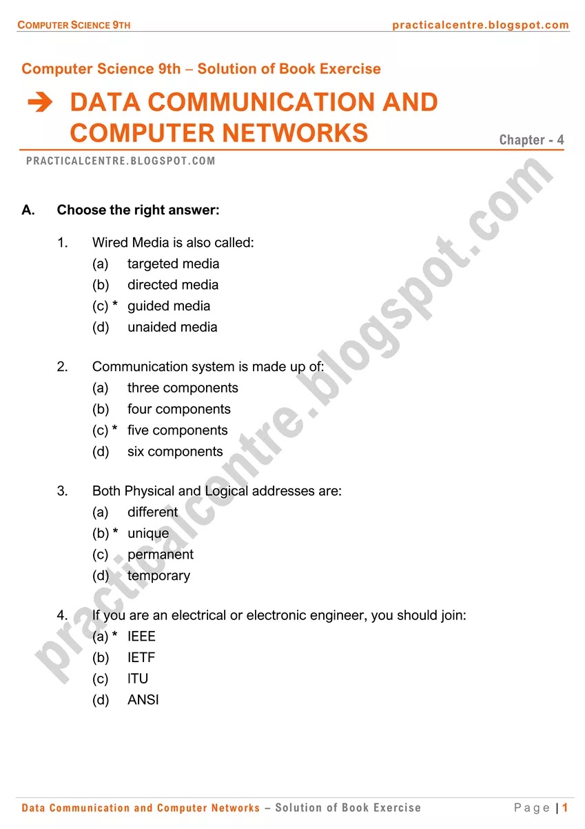 data-communication-and-computer-networks-solution-of-book-exercise-1