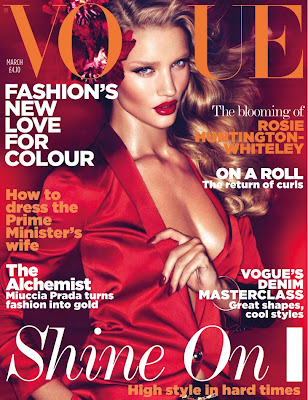 rosie huntington whiteley vogue cover. first ever Vogue cover.