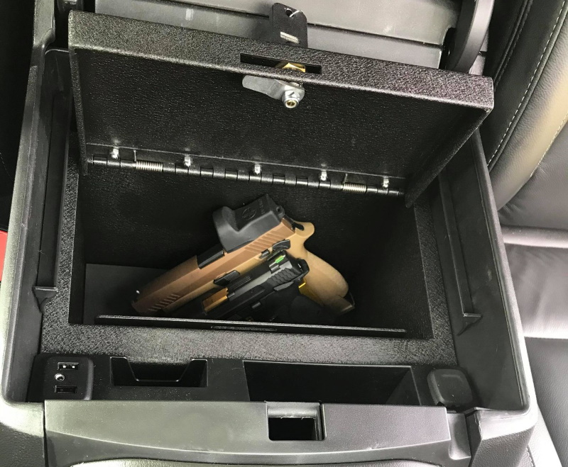 Console Vault Installed in 2020 Chevrolet Tahoe