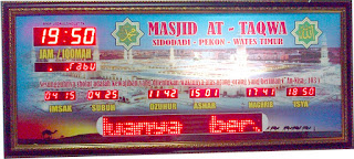  jam dinding digital untuk masjid (118) membuat jam digital masjid (46) jadwal shalat digital (31) waktu sholat digital (21) jual jadwal sholat digital bagus untuk masjid (21) jam waktu shalat (19) pusat jam digital com (17) jam digital sholat 5 waktu (16) jam digital waktu solat (15) jam dinding masjid (15) jam runningtext 