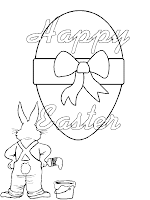 Happy Easter Coloring Pages