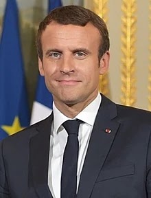 Para alívio da Europa e do Mundo , o francês Macron vence a aliada do genocida Putin