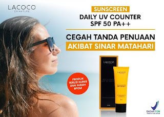  Lacoco sunscreen UV Counter SPF 50++