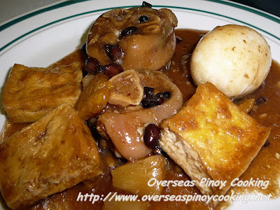 Braised Pork Knuckles and Tofu with Black Beans