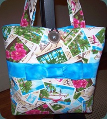 tropical postcard bag 1