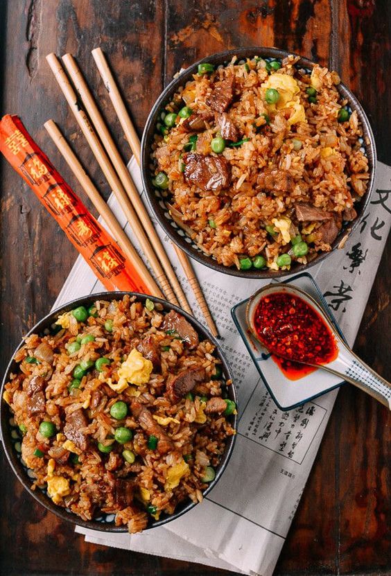 Beef fried rice is definitely one of our favorite items on your average Chinese takeout menu.