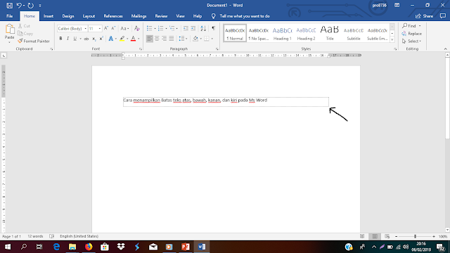 Cara Menampilkan Batas Teks pada Microsoft Office Word