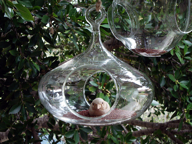 Glass Birdhouse