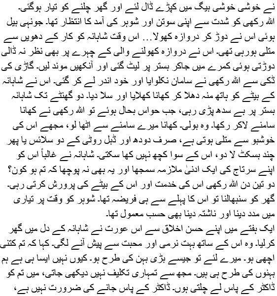 story in urdu panah ki talash