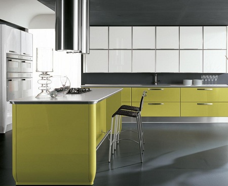 green-and-white-kitchen-design