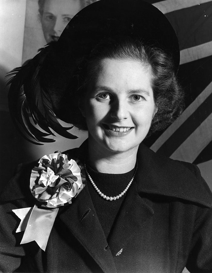 30 Pictures Of World Leaders In Their Youth That Will Leave You Speechless - Young Margaret Thatcher Aka ‘The Iron Lady’, The Former Prime Minister Of The United Kingdom