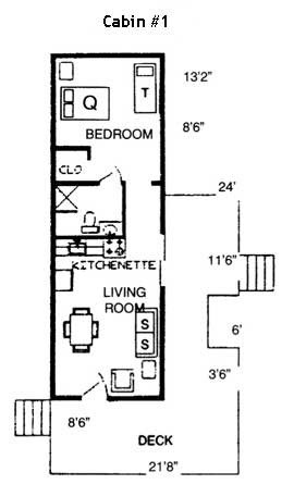 The Furniture Today: One Bedroom Cabin Floor Plans