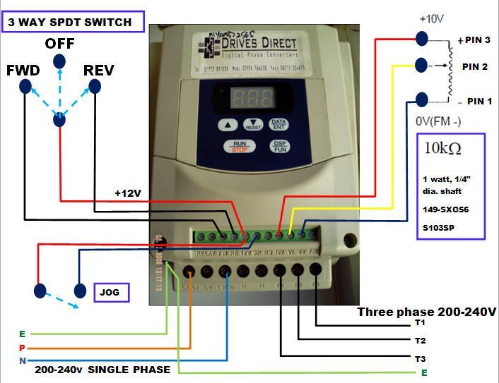 Inverter Wiring and the component value required  