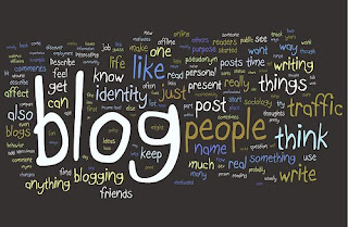 wordle about blogging