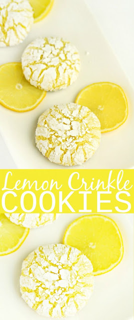 Lemon Crinkle Cookies