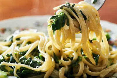 Spinach pasta
