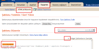 Blogger Dersleri - Blog Yazısı İçinde Kod Ekranı Yapma 