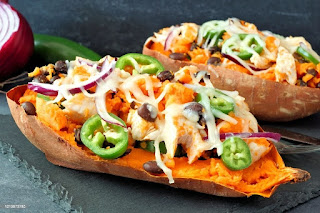 stuffed sweet potatoes