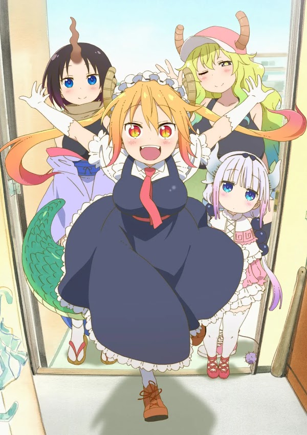 Baixar KobayaShi-san Chi no Maid Dragon 1T Dublado Via Google Drive 🇧🇷 😲💖 TVmoyo