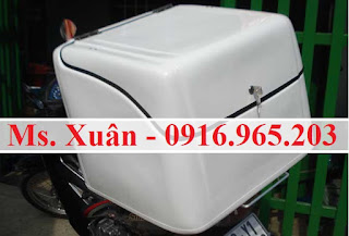 Thùng giao thực phẩm chức năng gắn xe máy