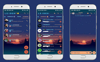 Sun Set Theme For YOWhatsApp & Fouad WhatsApp By Leidiane