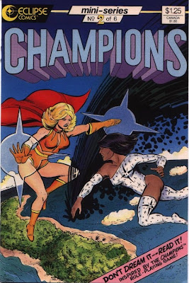 cover of Champions #2 from Eclipse Comics