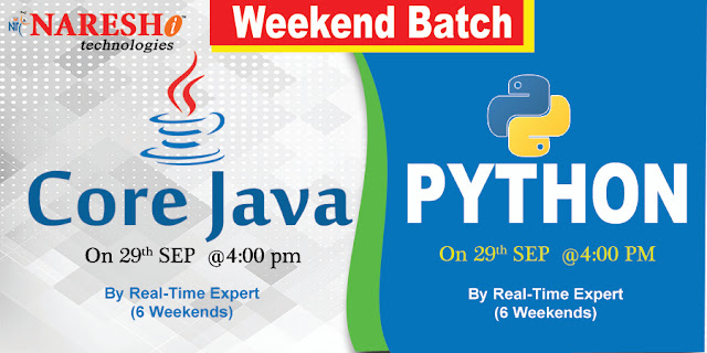  Core-Java-Python-Weekend-Training-in-Hyderabad