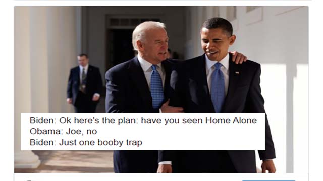 Hilarious Imagined Conversations Between Barack Obama And Joe Biden After The Election. 