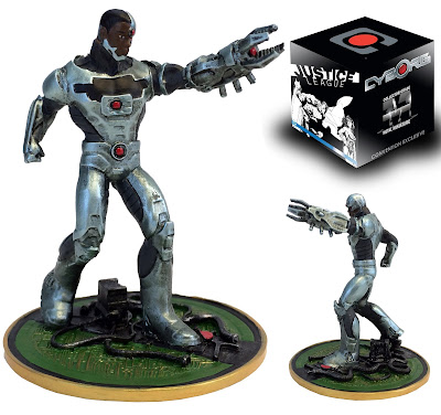 San Diego Comic-Con 2017 Exclusive Justice League New 52 Cyborg Metal Miniature by Factory Entertainment x DC Comics