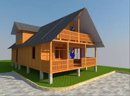 Minimalist Teak Wood House Design Images