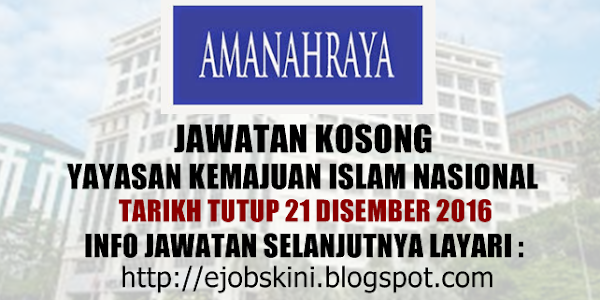 Jawatan Kosong Amanah Raya Berhad (ARB) - 21 Disember 2016