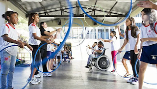 Educação Física ajudando na inclusão escolar