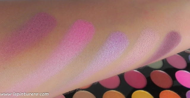 Paleta Exhilarate swatches 06