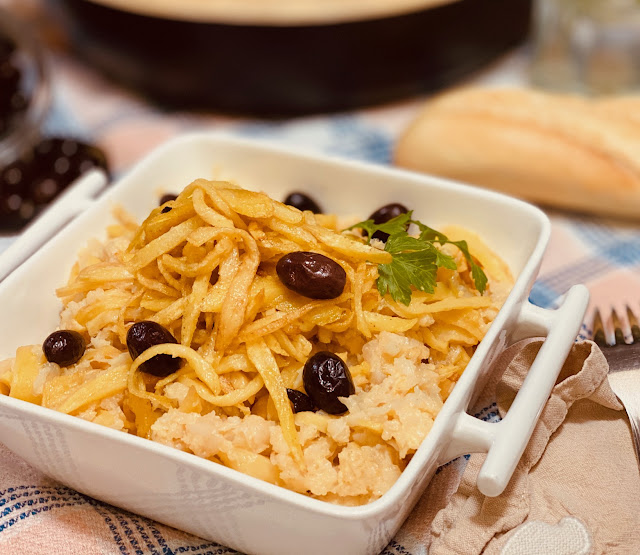 Bacalao à Bràs o balacao dorado, receta de aprovechamiento