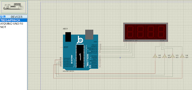 schematic arduino uno seven segment simulation