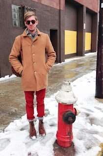 Street Style in New York, Brooklyn, Jeffrey Campbell, Urban Outfitters, Snowing in New York, mens fashion blog, Male fashion blog, soho, doc martens, American apparel 