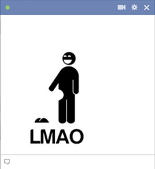 LMAO emoticon for facebook chat