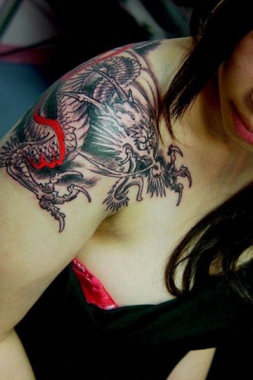 Dragon Sleeve Tattoos