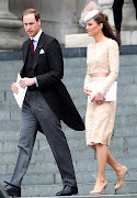 Prince William, Duke of Cambridge and Catherine, Duchess of Cambridge depart .