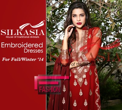 Silkasia Embroidered Dresses Collection 2014