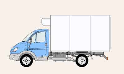 Stock Vector - Truck Transport