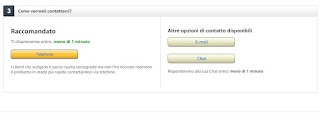 Contattare Amazon