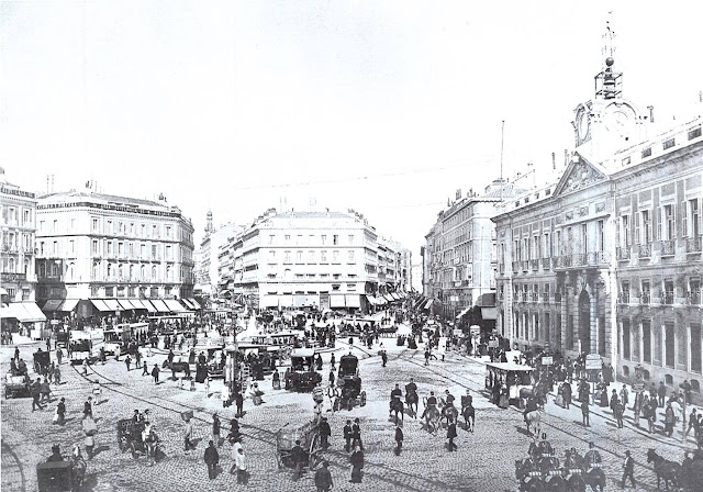 Fotografías antiguas de la Puerta del Sol de Madrid