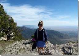 Sandia Peak after tram ride