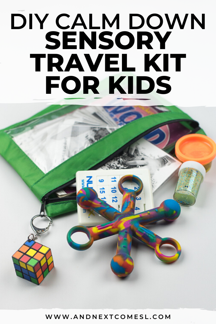 Sensory/autism travel kit for kids - a calm down kit that kids can take on the go!