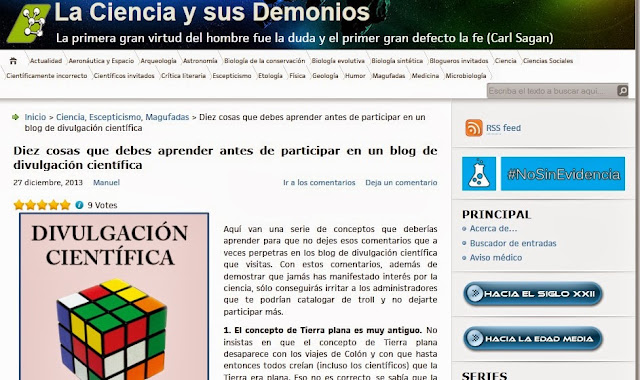 http://lacienciaysusdemonios.com/2013/12/27/diez-cosas-que-debes-aprender-antes-de-participar-en-un-blog-de-divulgacion-cientifica/#more-35791