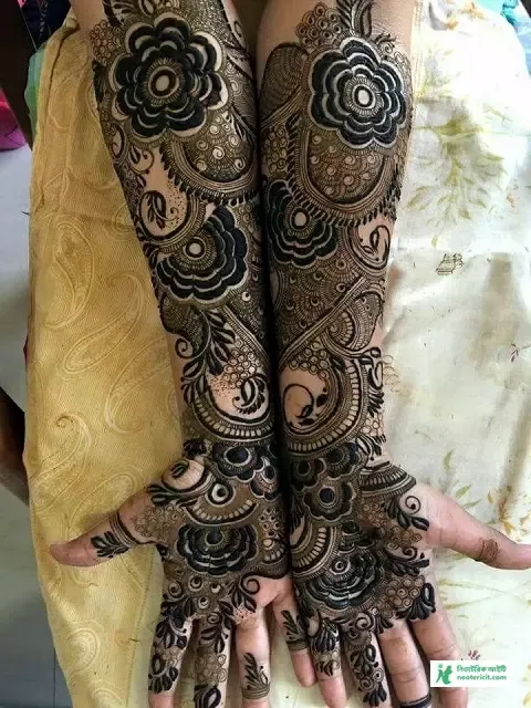 Indian Bridal Mehndi Design - Bridal Mehndi Design - New bridal mehndi design - NeotericIT.com - Image no 19